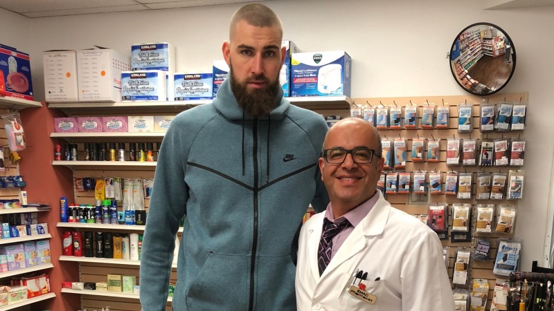 Raptors players trust Leslie Medical Pharmacy