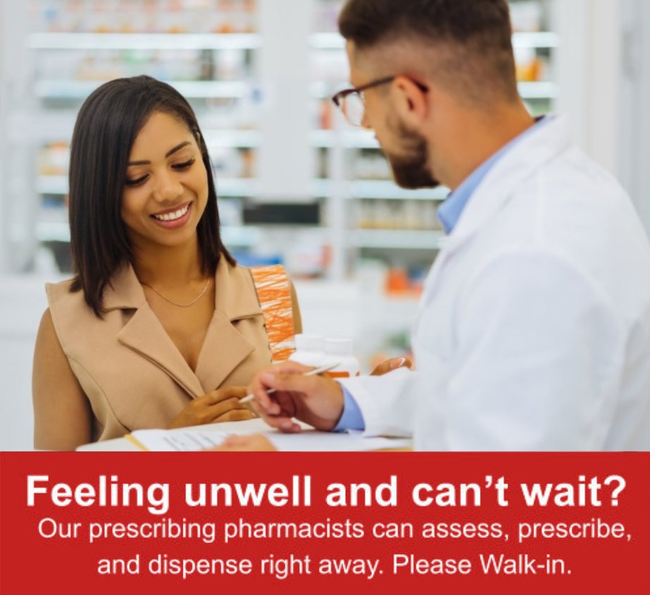Prescribing pharmacist for minor ailments at Leslie Medical Pharmacy